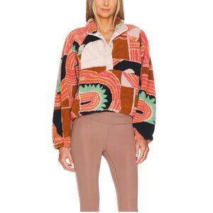 Free People X FP Movement • Rocky Ridge Pullover in Orange Wave